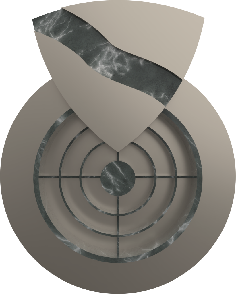 Silbermedaille – Gestaltungsmuster